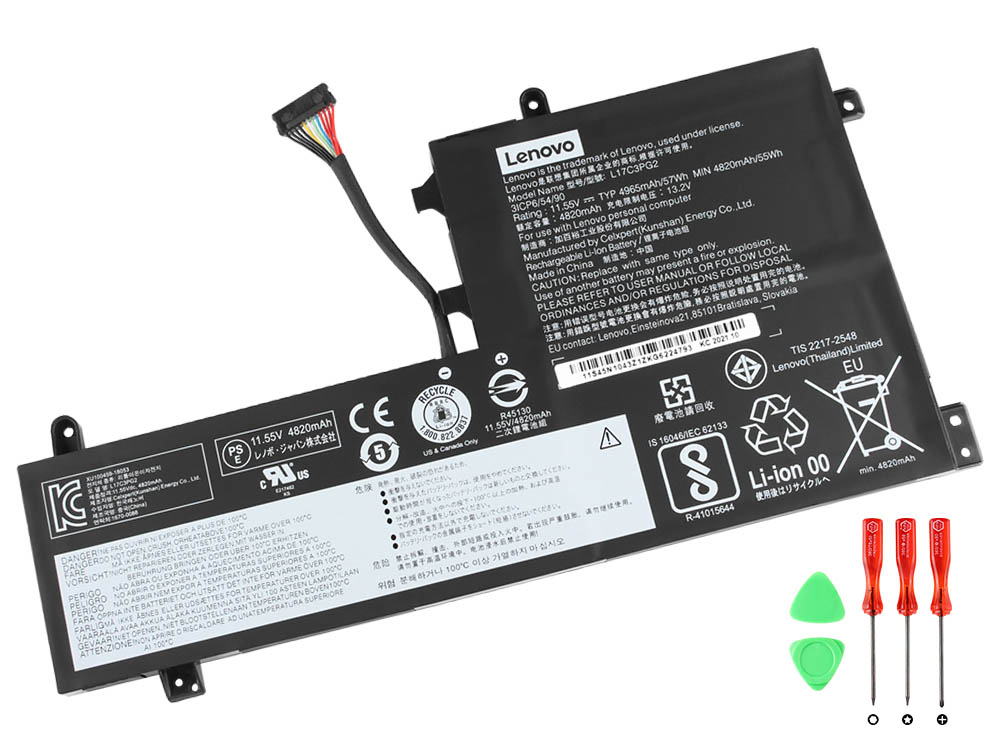 Original Battery Lenovo 5B10Q88559 5B10W67279 4955mAh 57Wh Long Line (image for) Original Battery Lenovo 5B10Q88559 5B10W67279 4955mAh 57Wh Long Line